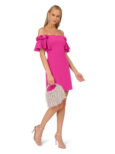 Adrianna Papell Women's Knit Crepe Cocktail Dress4