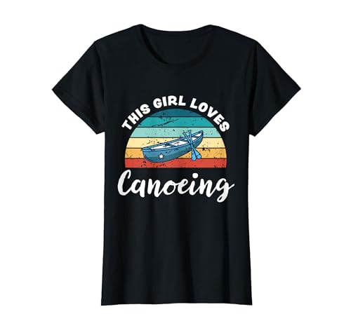 Questo design per canoa giovanile dice che questa ragazza ama la canoa ed è ideale per ragazze, bambini, bambini, sorella, adolescenti, adolescenti, mamme, donne, nonna per Natale, compleanno, Halloween, festa della mamma 2024 o regali di ringraziamento.