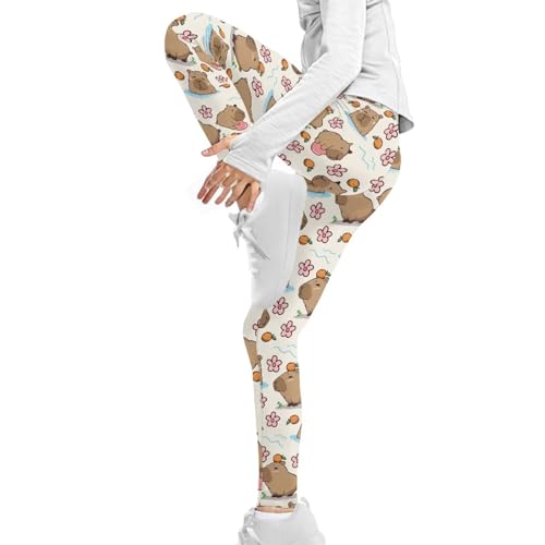 Girls Active Leggings Trousers Tummy Control Dance Yoga Leggings Tights3