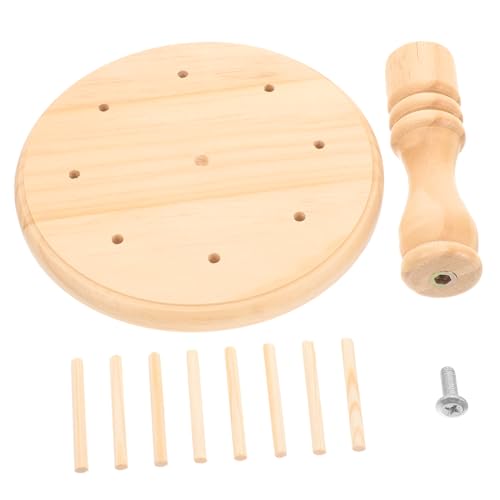 LIFKOME Embroidery Thread Rack Spool Wooden Storage Stand for Yarn and Sewing Thread Organization Durable DIY Spool Holder for Crafting and Sewing Projects