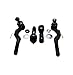 PartsW - 10 Pc Front Suspension Kit For Toyota Tacoma 1995-2004 (Check Models) Inner & Outer Tie Rod Ends, Upper & Lower Ball Joints, Rack & Pinion Bellows