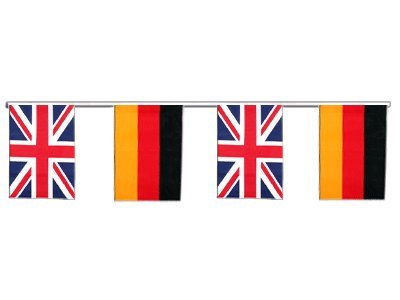 Guirlande d'amitié Royaume-Uni - Allemagne de 6 m pour événement