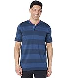 Ajuste regular adidas Primeknit - Polo de golf para hombre - TM1897S21, Polo de golf Primeknit para hombre, XL, Azul marino/flor y brillo