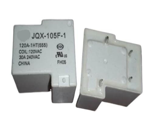 Relé JQX-105F-1 120V de 4 pines para control de potencia industrial T90-1A