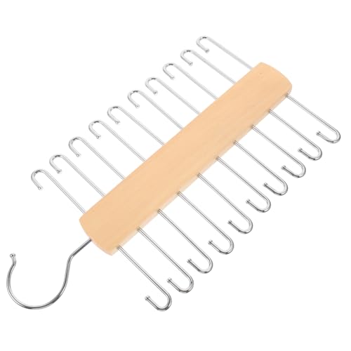 VALICLUD Tie Hanger Rack for Closet Belt Organizer Hooks for Belts Ties Scarves Space-Saving Storage for Home and Retail Use Stylish and Practical Design