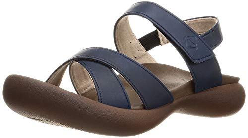 [リゲッタカヌー] サンダル CJFD-5326 レディース フィールド クロスベルト バックベルト フラット ローヒール 面テープ 調節 歩きやすい 履きやすい 疲れにくい コンフォート 日本製 ネイビー 22.0 cm~22.5 cm 3E