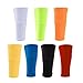 1 Pair Football Shin Guard with Pocket Adults Teens Compression Calf Sleeve Soccer Shinguards Support Protective Gear for Shin Splint Relief, Recovery, Running(Orange,S(4-7Y))