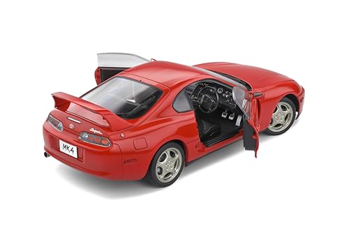 Modelo a escala 1:18 Toyota Supra MK.4 (A80) rojo miniatura 6