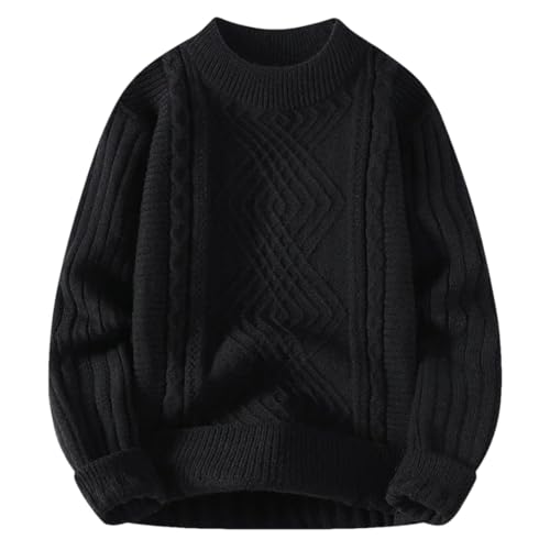 JNKIHAPOT Men Sweaters Winter Thicken Warm Sweater Men Fashion Sweaters Men's Wool Pullovers Male