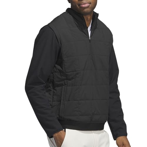 adidas Golf Ultimate365 Quilted DWR Mens Golf Jacket Black L3