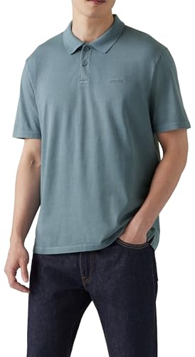 Levi' Authentic Polo T Shirt Garment Dye Steam BL Hommes - vue 4
