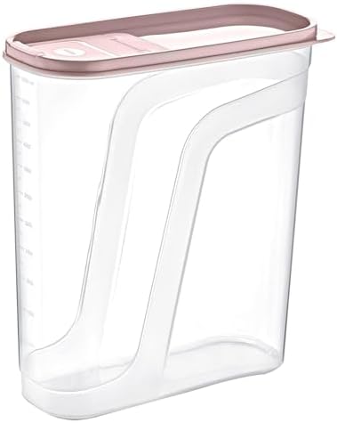 Best House Food Storage Container Box with Lid - 6 Litres, Plastic Cereal Storage Containers, BPA Free storage containers, Microwave, Freezer & Dishwasher Safe (Pack of 1)