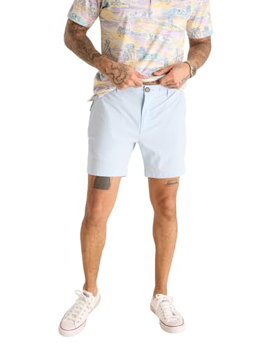 Image of Chubbies Everywear Men's Shorts - Mens Shorts Casual 6in Inseam, Elastic Waist, Water-Resistant, Zipper Pocket