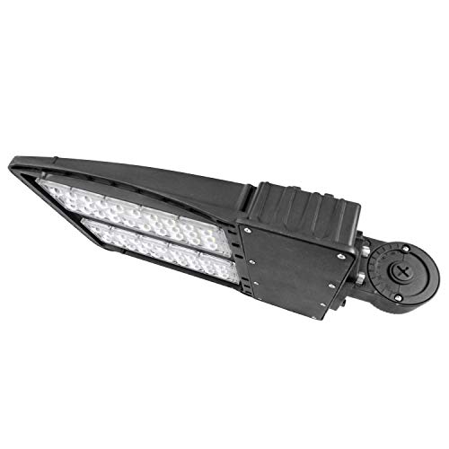 1000LED 200W LED Shoebox Parking Lot Light, AC277-480V High Input Voltage, 24,200Lm, 5000K, Outdoor Area Light Street Light, UL DLC Premium Listed