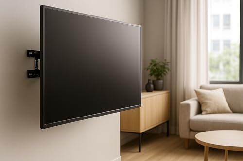 Support mural TV pour supprimer les reflets écran acier HP680 - 5