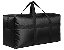DoYiKe Large Storage Duffle Bag, Duffel Bag for Travel Black 80L