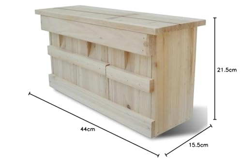 Nichoir pour moineaux et oiseaux de jardin en bois naturel de qualite - 7