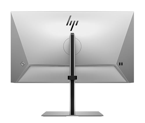 Image of HP Series 7 Pro 24 inch FHD IPS Monitor with 4-Way Adjustability, Anti-Glare, Flicker Free, VESA Mount (100mm), Displayport, HDMI with Dockztorm Hub & ErgoFlexy Dual Mount Arms, Black /Silver 2 Pack