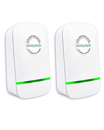 Heunwa Power Save, Electricity Saving Box, Energy Saver Saving Device for Household Office Market Factory, US Plug 90V-250V 30KW(2 Pack)