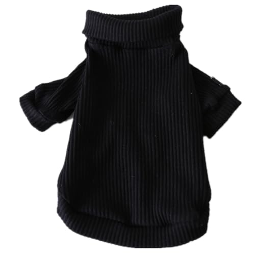 ICOUCHI 犬服 春秋冬 かわいい パーカー 長袖 ペット服 犬猫洋服 小型犬 中型犬 ドックウェア tシャツ 防寒 暖かい わんこ服 着物 ペット用品 脱毛保護 お散歩 お出かけ (XL,ブラック)