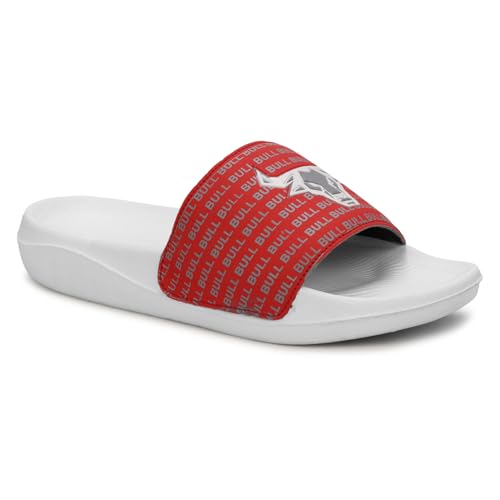Image of PERY-PAO Sliders for Men | Lightweight Comfortable Boys Slippers | Flip-Flops White | Black | Sea Green | Red