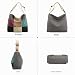 Imagen de CORIOS Bolso de Hombro de Lona para Mujer Empalme Multicolor Bolso Bandolera Gran Capacidad Bolsa Shopper Ligero Bolso de Mano Bolsa de Ociopara Viajes Trabajo Citas Compras Bolso Tote Gris