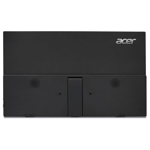 Image of Acer 15.6 inch Portable USB-C IPS Monitor with Tiltable Stand 2 Pack | 4ms Response Time, Anti-Glare, 250 nits, Built-in Speakers, Mini HDMI & Dockztorm USB Port Expander, Black Color