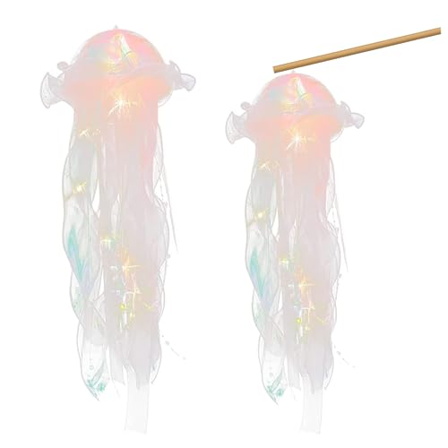 Decoracion de la linterna de medusas brillante para techo colgante de salon