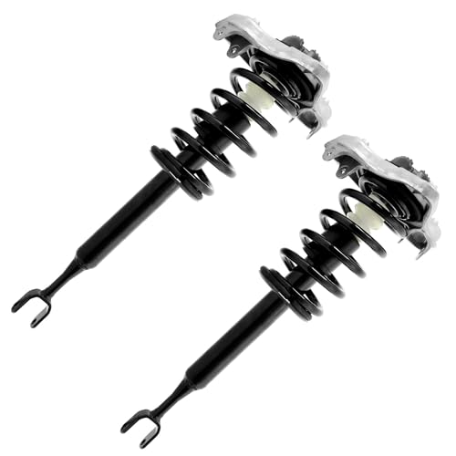 Image of Detroit Axle - Front Struts Kit for 2002 2003 2004 Audi A4 Quattro 2 Struts with Coil Spring Assembly 4 Inner Outer Tie Rod Ends 2 Sway Bar End Links Suspension Kit Replacement