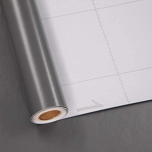 Image of HOME13 Matte Wallpaper Peel & Stick Contact Paper Decorative Self Adhesive Vinyl Wallpaper for Kitchen Cabinet Furniture Countertop Waterproof (24inches By 168inches, Dark Grey Matte Wallpaper)