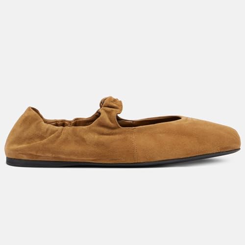 Ruched Ballet Flat for Women Elasticated Strap Round Toe Ballerina Shoes Slip On Causal Working Flats Shoes3