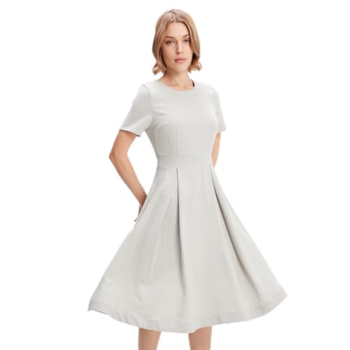 Robe patineuse mi-longue chic pour cocktail et soirée habillée