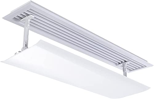 エアコン風よけ カバー エアコンエアーカバー エアコン風よけ 風よけカバー 長さ 40cm 60cm 80cm 100cm 120cm シャッターボード エアベントディフレクター 風向き調整 直撃風防止 商業 オフィス 家庭用 取り付け簡単 (Size :