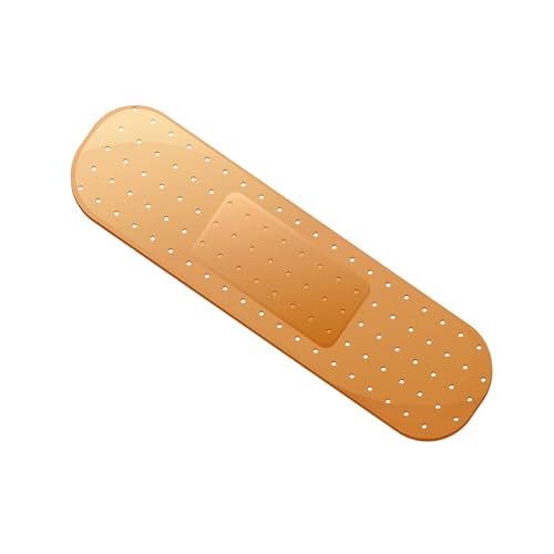 Image of Funny Car Bandaid Sticker, 24.02 inch x 6.29 inch Giant Waterproof Vinyl Bandaid Decals for Scratches /Dents, Universal Scratch Cover Bumper Stickers (Large Size, Yellow)