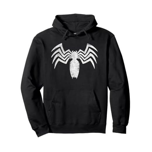 Marvel Distressed Claw Venom Logo Sudadera con Capucha
