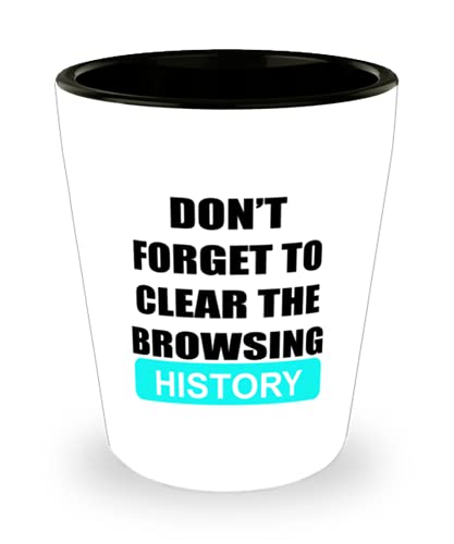 mmandiDESIGNS Porn Shot Glass with Browsing History Reminder