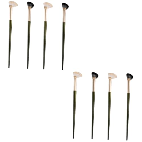 FOMIYES 2sets Ergonomic Nose Contour Brush for Makeup Angled Blush for Face Eye Shadow Blush Tool 4pcs*2