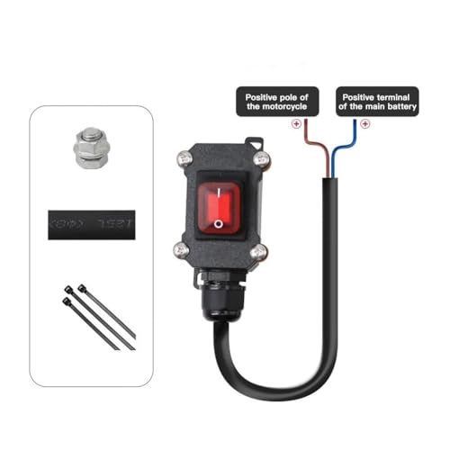 Interruptor manillar moto para luces y desconexión en rutas de montaña 24V 3