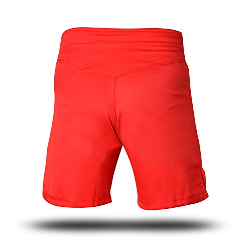 Celebrita MMA Shorts - BJJ Muay Thai Boxing Fight UFC Kickboxing Martial Arts Shorts - Choose Your Size and Color (36, Red) - Thumbnail 3