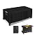 Agustone Firepit Covers Square 45in Fire Pit Cover Rectangular Fire Table Cover Square Outdoor Fireplace Cover Waterproof Gas Fire Pit Covers-45 L x 24" W x 25" H