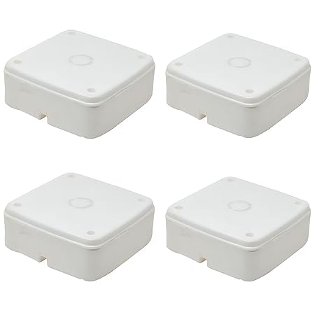 PVC Square Junction Box, 4x4 Inches, 16 Pack, for CCTV Cameras (4 Pieces)-picture-15