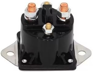 12V 4 Terminal Solenoid Relay 89-68258 — Compatible With Volvo Penta and Mercury Fit intended for Engine Models AD30A MD30A AQ120B AQ145B AQ171A AQ311A Outboard — Aftermarket Replacement