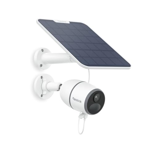 Reolink 3G/4G LTE Überwachungskamera Aussen Akku 2K 4MP mit microSD- und SIM-Karte, Personen-/Autoerkennung, Mobile Solar Kamera Outdoor mit PIR Bewe