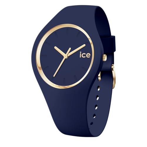 ICE-WATCH - Ice Glam Forest Twilitght - Montre Bleue pour Femme avec Bracelet en Silicone - 024524 (Small 37)