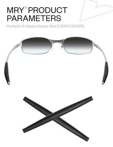 Image of Mryok Replacement Earsocks for Oakley Square Wire 2 (2014) Sunglasses - Options