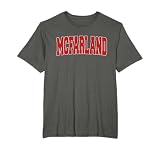 MCFARLAND CA CALIFORNIA Varsity Style USA Vintage Sports T-Shirt