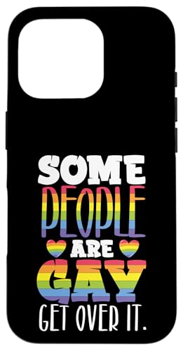 ���C���{�[�t���b�O Some People Gay Get Over It LGBTQ �X�}�z�P�[�X iPhone 16 Pro �p