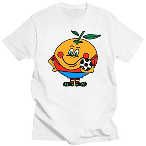 Tshirt logo naranjito españa 82 retro tee shirt