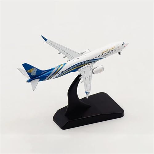 Avión B737-8MAX A4O-MA escala 1:400 de Oman Air modelo en metal miniatura coleccionable 4