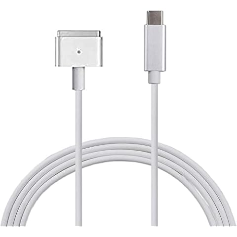 USB-C to Magnetic T-tip Charging Cable, OUGIC 6ft PD Type-C to Magnetic2 T Head Charging Adapter, Works with 65W USB-C Charger, Compatible with air 11'' 13''/pro 13'' 15" (After Late 2012 Models) Cover